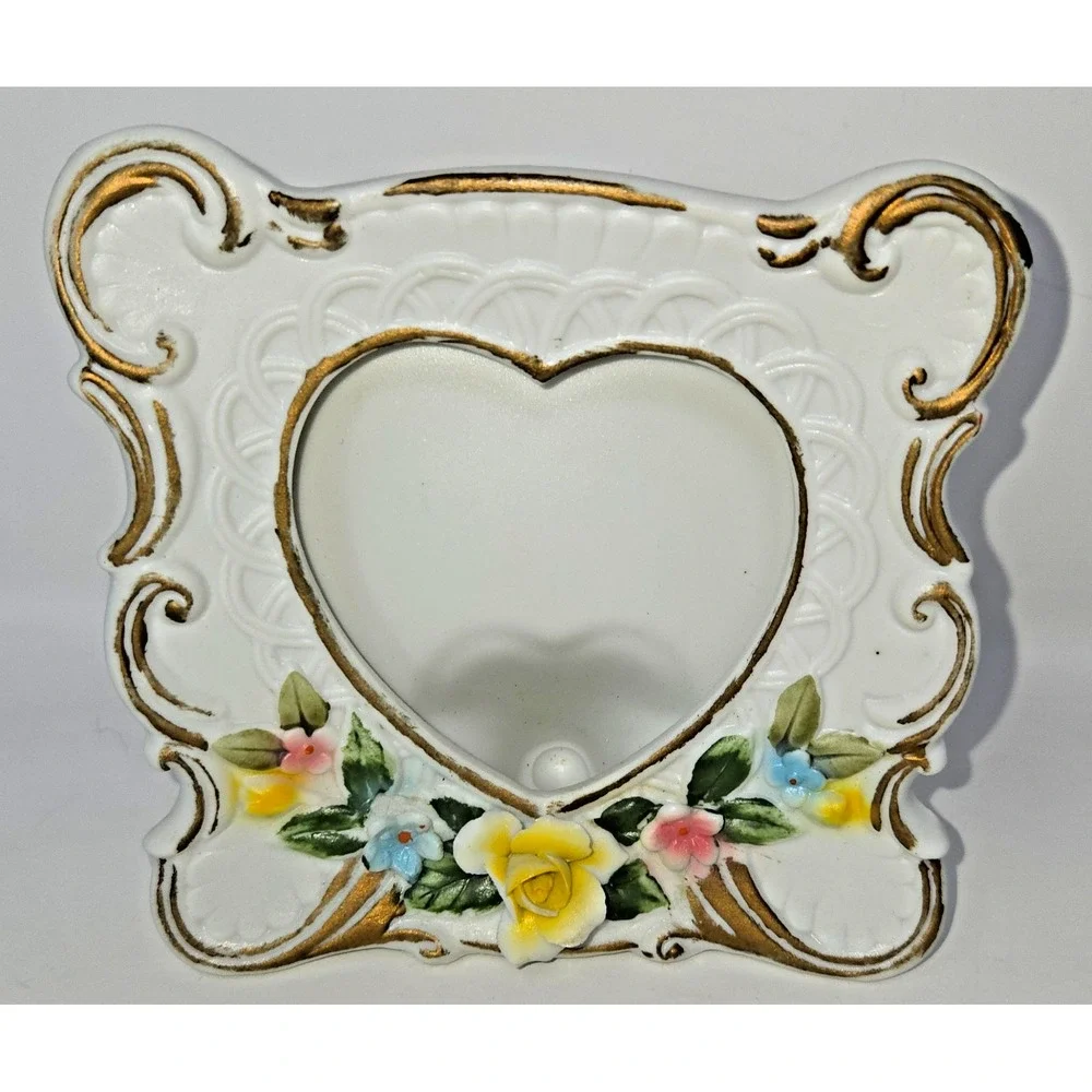 Lego Porcelain Picture Frame Top Loading 3D Porcelain Rose Frame for 3